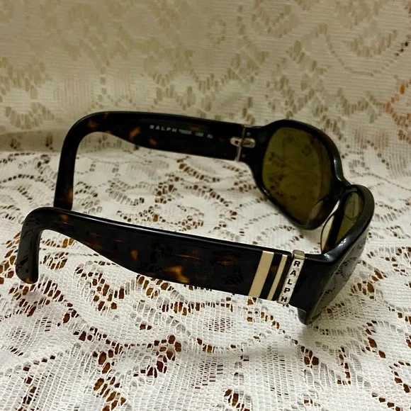 Vintage Ralph Lauren 7580/S Brown Tortoise Sunglasses - Picture 11 of 12